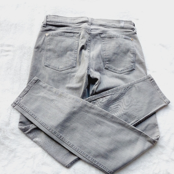 7 For All Mankind Gray Skinny Five Pockets Classic Jeans P476 - Picture 7 of 8